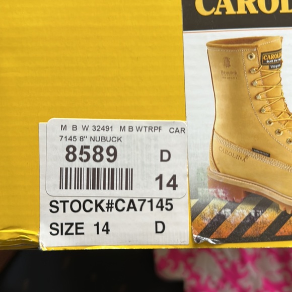 Carolina 8” Insulated Work Boot Size 14 NIB - Picture 11 of 12